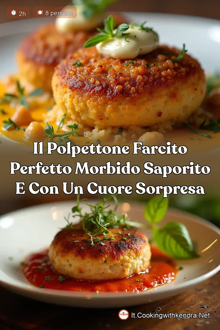 Il Polpettone Farcito Perfetto Morbido Saporito e con un Cuore Sorpresa