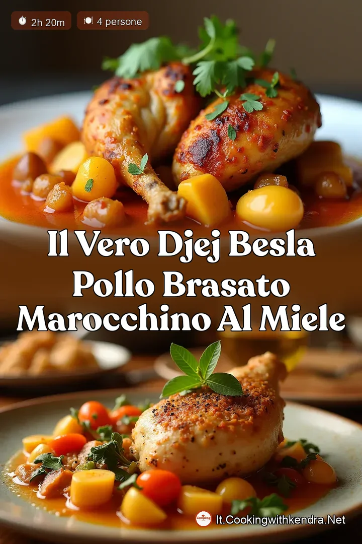 Il Vero Djej Besla Pollo Brasato Marocchino al Miele