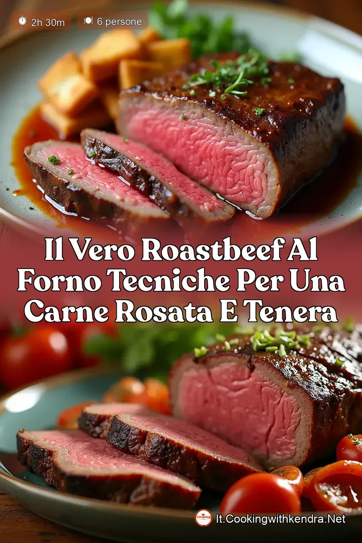 Il Vero Roastbeef al Forno Tecniche per una Carne Rosata e Tenera