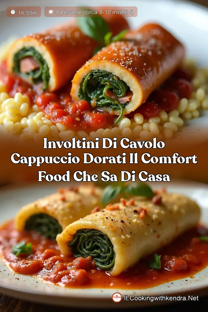 Involtini di Cavolo Cappuccio Dorati Il Comfort Food che sa di Casa