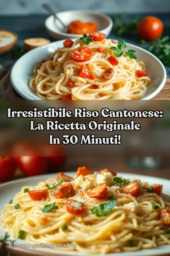 Irresistibile Riso Cantonese: La ricetta Originale in 30 Minuti!