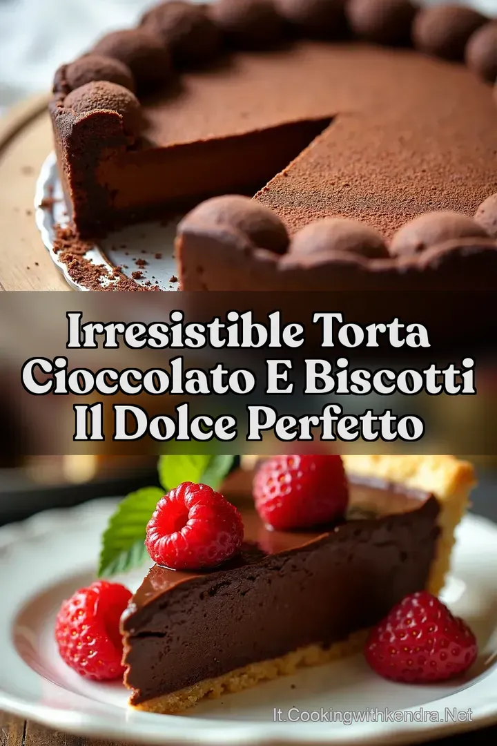 Irresistible Torta Cioccolato e Biscotti Il Dolce Perfetto