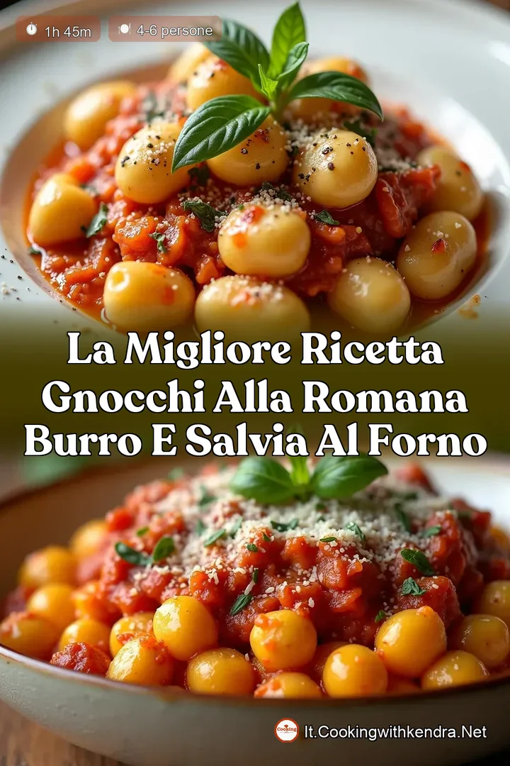 La Migliore Ricetta Gnocchi alla Romana Burro e Salvia al Forno