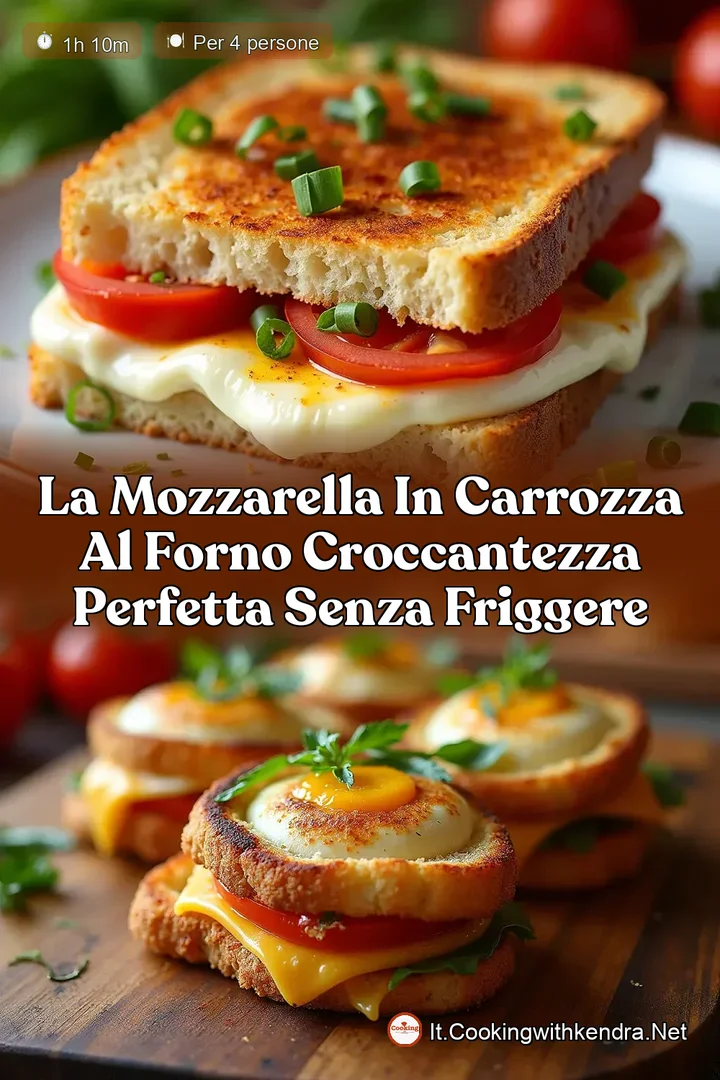 La Mozzarella in Carrozza al Forno Croccantezza Perfetta Senza Friggere