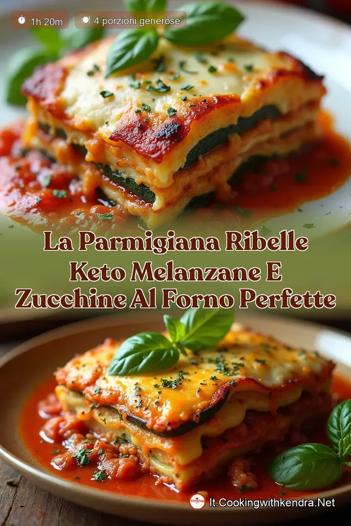 La Parmigiana Ribelle Keto Melanzane e Zucchine al Forno Perfette