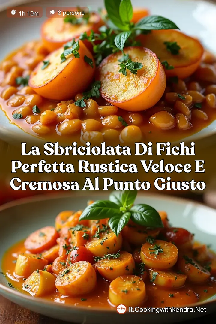 La Sbriciolata di Fichi Perfetta Rustica Veloce e Cremosa al Punto Giusto