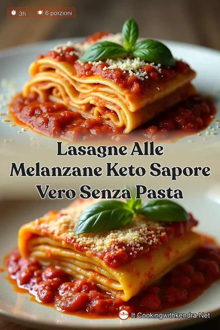 Lasagne alle Melanzane Keto Sapore Vero senza Pasta