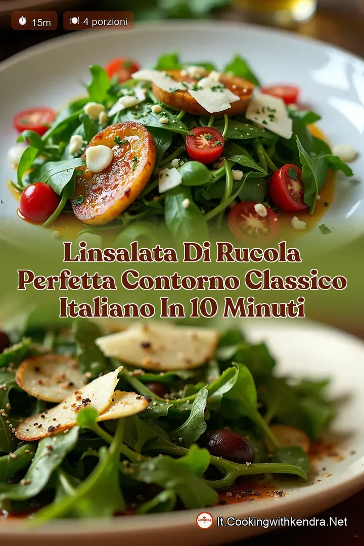 LInsalata di Rucola Perfetta Contorno Classico Italiano in 10 Minuti