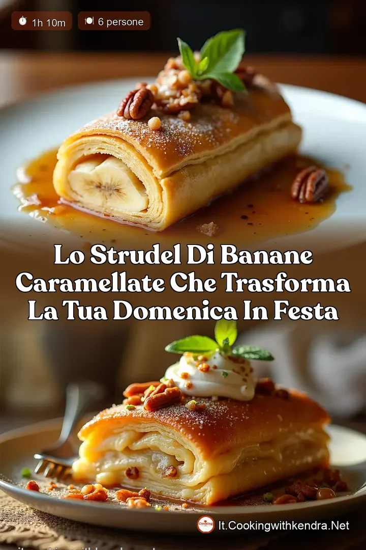 Lo Strudel di Banane Caramellate che Trasforma la Tua Domenica in Festa