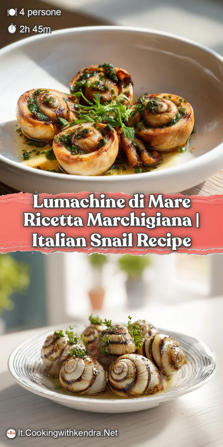 Close-up of perfectly cooked lumachine pasta shells embracing a rich, reddish-orange seafood sauce, hinting at fresh ingre...