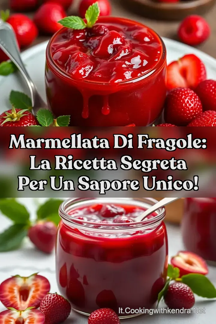 Marmellata di Fragole: La Ricetta segreta per un sapore unico!