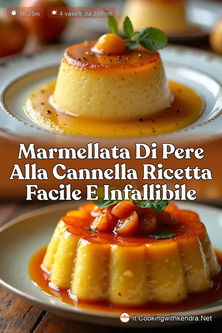Marmellata di Pere alla Cannella Ricetta Facile e Infallibile