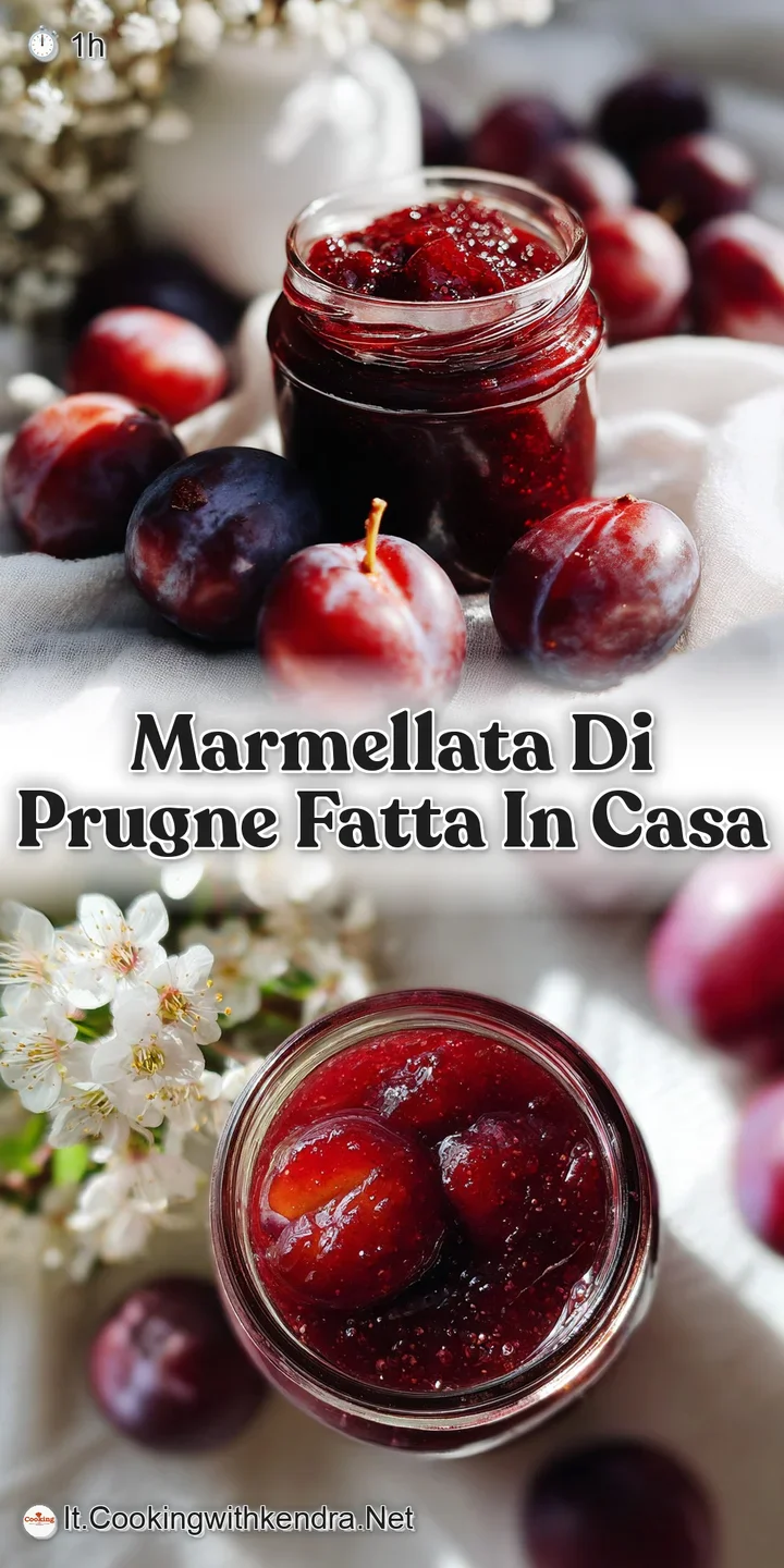 Close-up of glistening plum marmalade, its surface reflecting light. A rich, deep purple hue with a subtly textured and en...