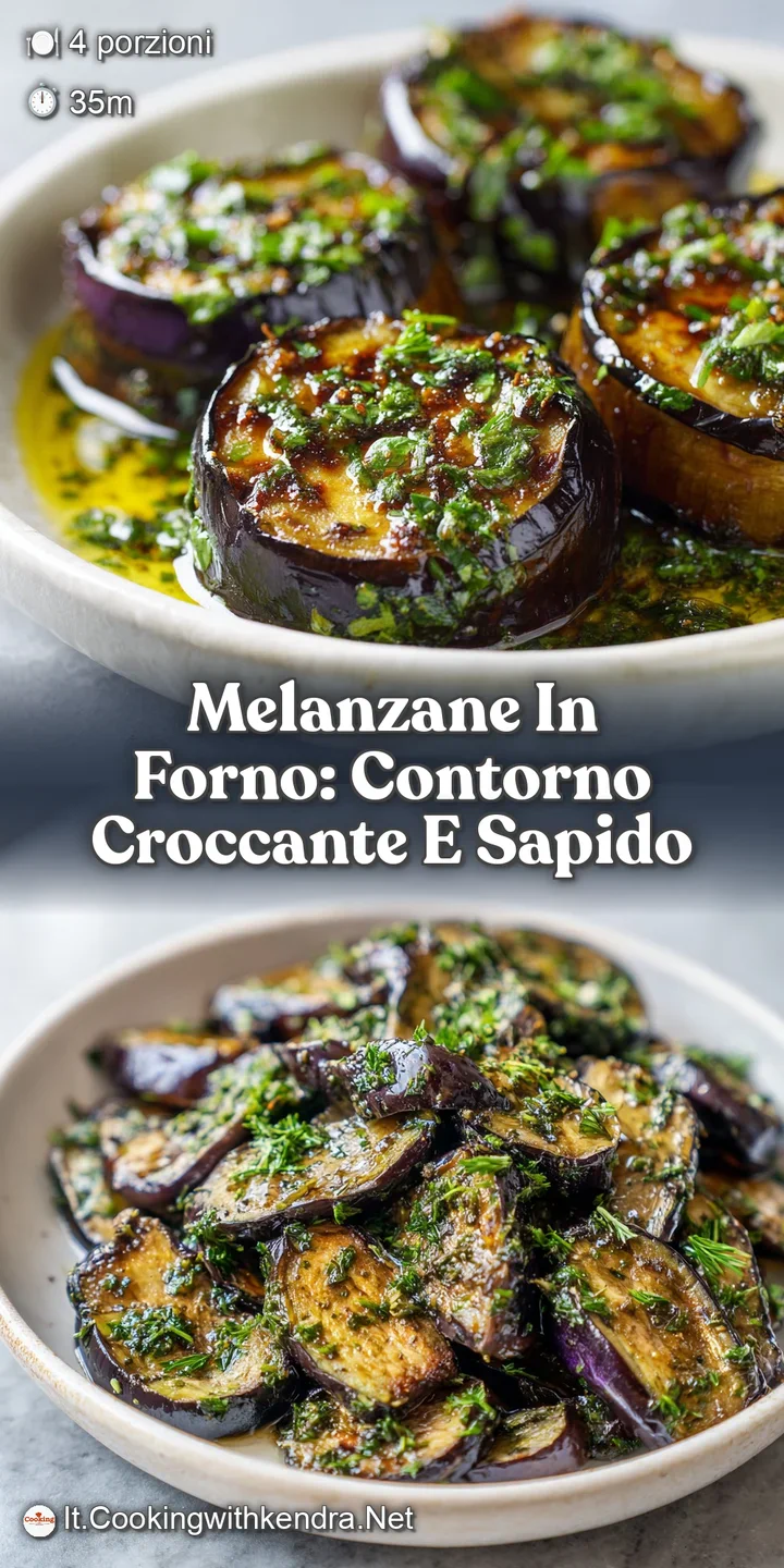 Close-up of warm, tender eggplant glistening with tomato sauce and melted cheese, flecked with fresh green basil.