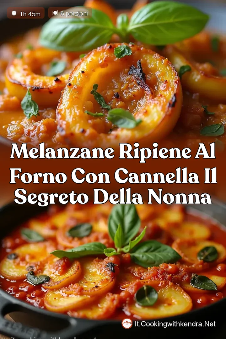 Melanzane Ripiene al Forno con Cannella Il Segreto della Nonna