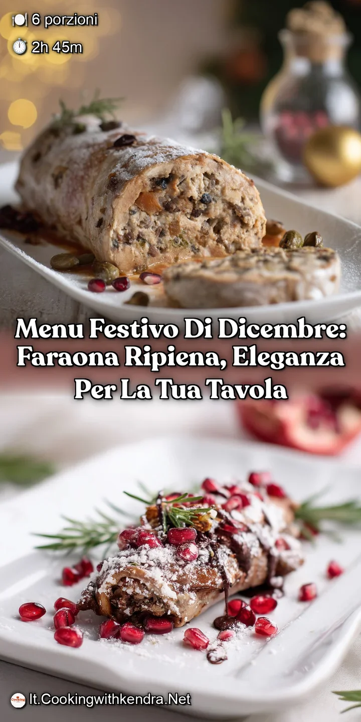 Menu Festivo di Dicembre: Faraona Ripiena Eleganza per la Tua Tavola