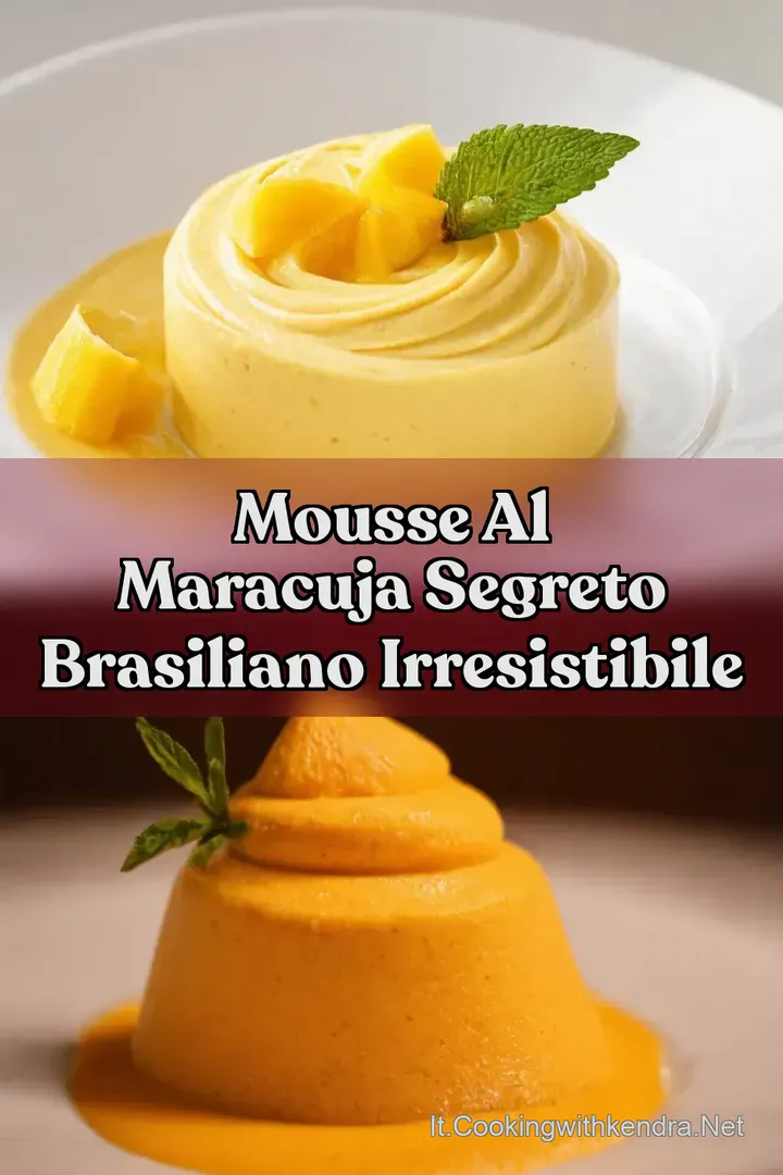 Mousse al Maracuja Segreto Brasiliano Irresistibile