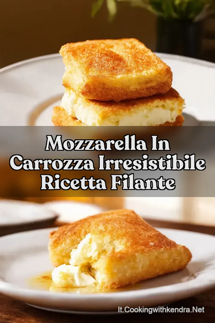 Mozzarella in Carrozza Irresistibile Ricetta Filante