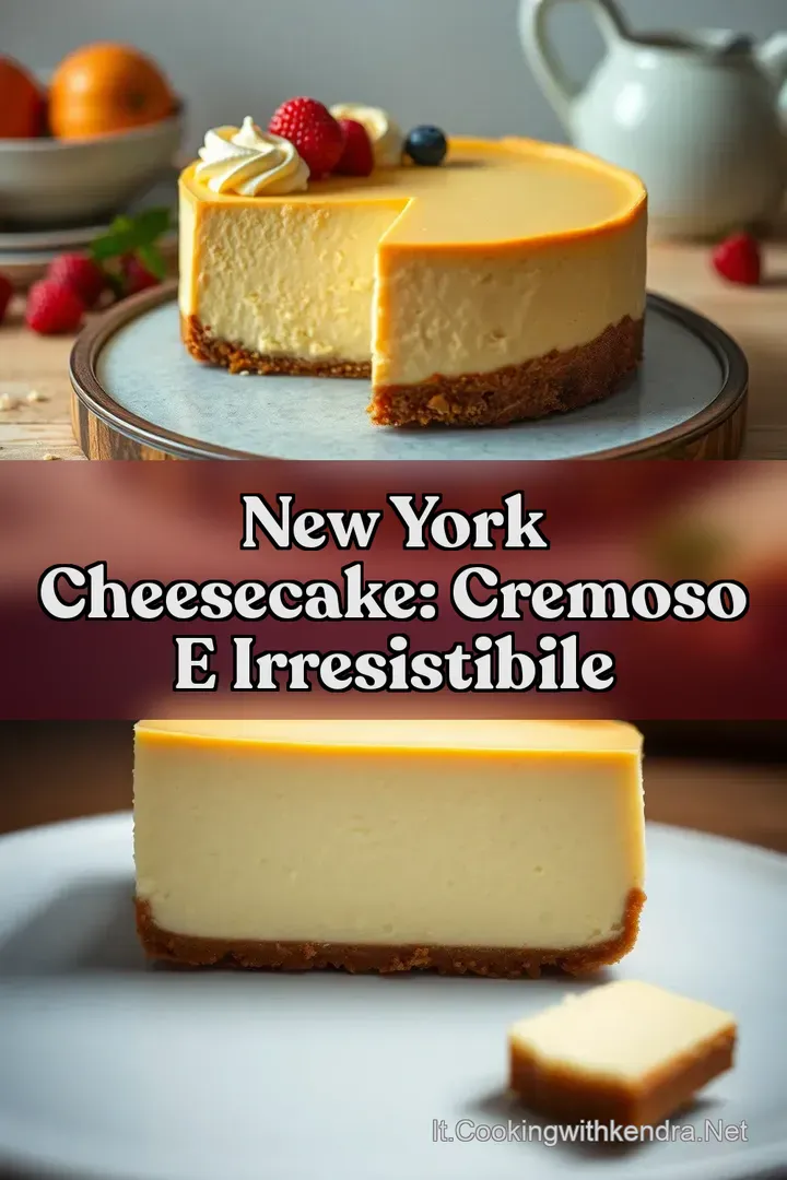 New York Cheesecake: Cremoso e Irresistibile