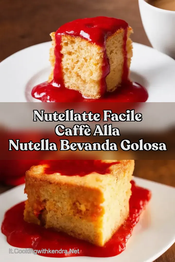 Nutellatte Facile Caff&egrave; Alla Nutella Bevanda Golosa