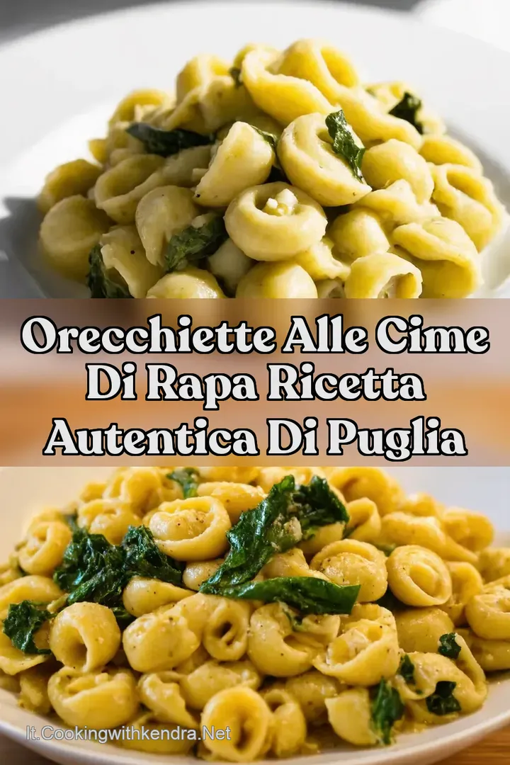 Orecchiette alle Cime di Rapa Ricetta Autentica di Puglia