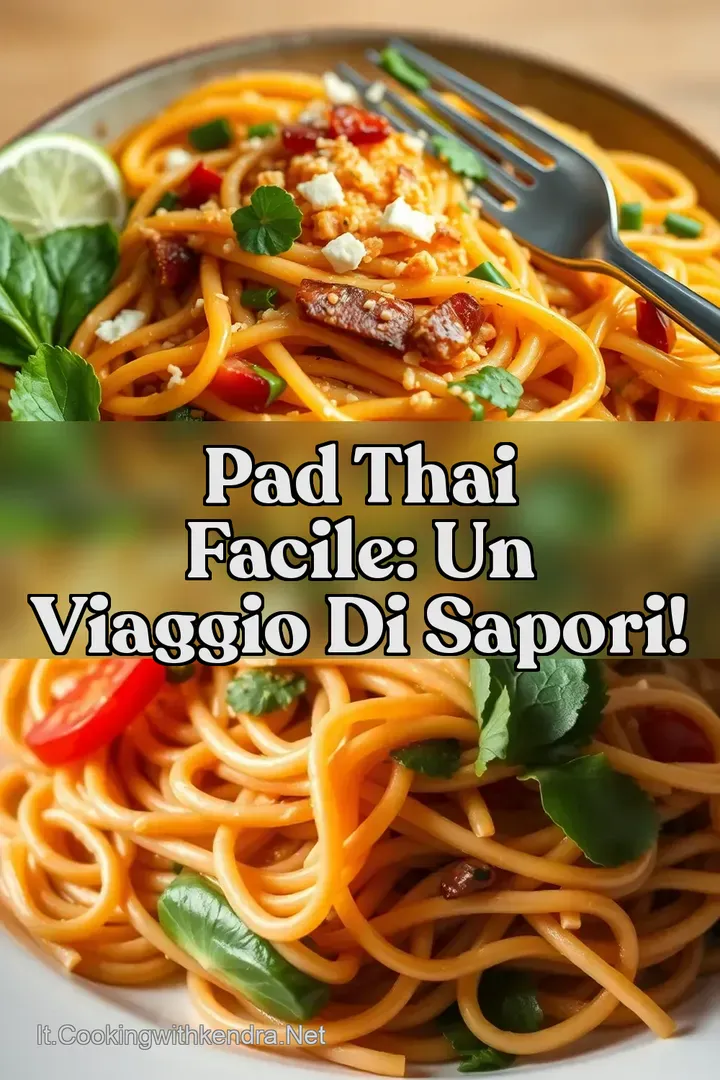 Pad Thai Facile: Un Viaggio di Sapori!