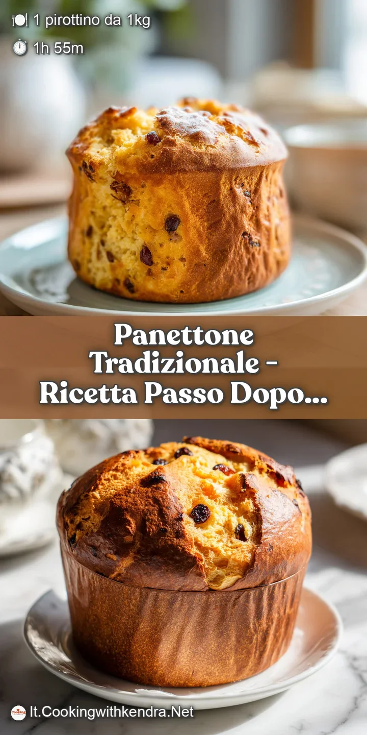 Close-up of a golden panettone crust with visible sugar crystals and the tender interior with fruit pieces.