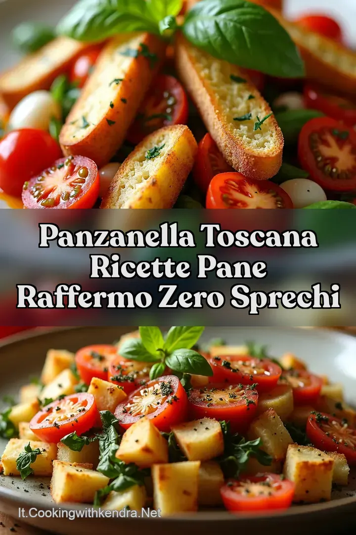 Panzanella Toscana Ricette Pane Raffermo Zero Sprechi