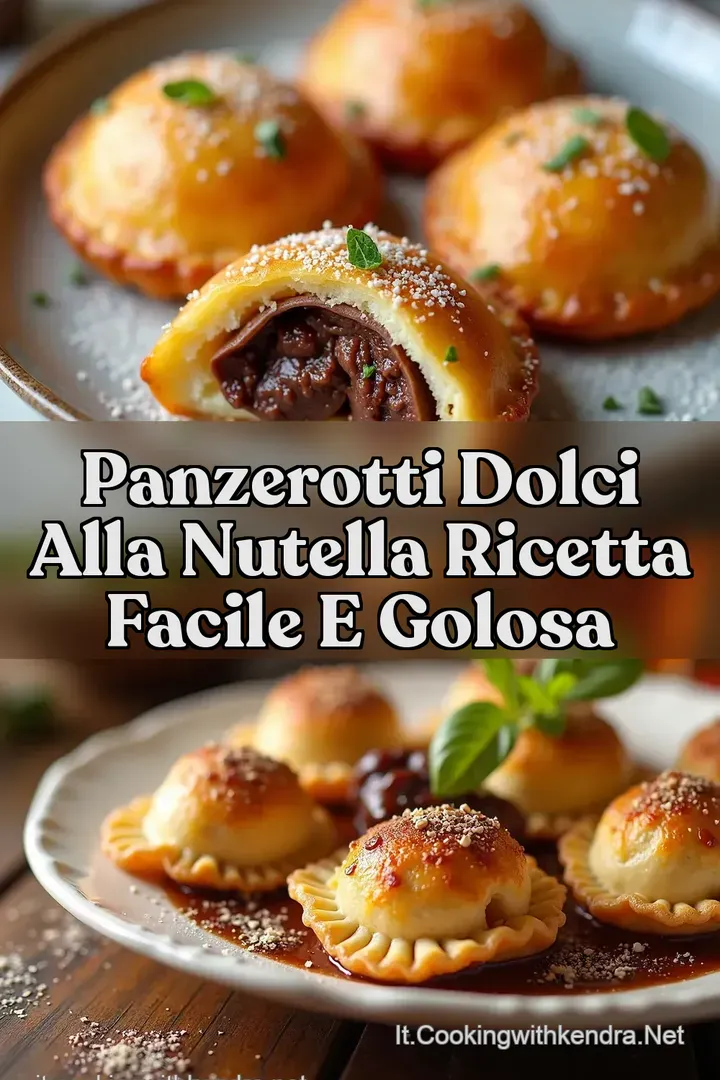 Panzerotti Dolci alla Nutella Ricetta Facile e Golosa