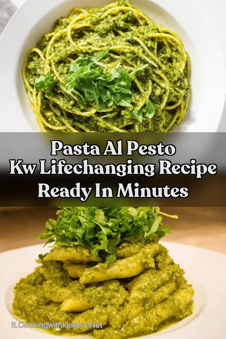 Pasta Al Pesto kw LifeChanging Recipe Ready In Minutes