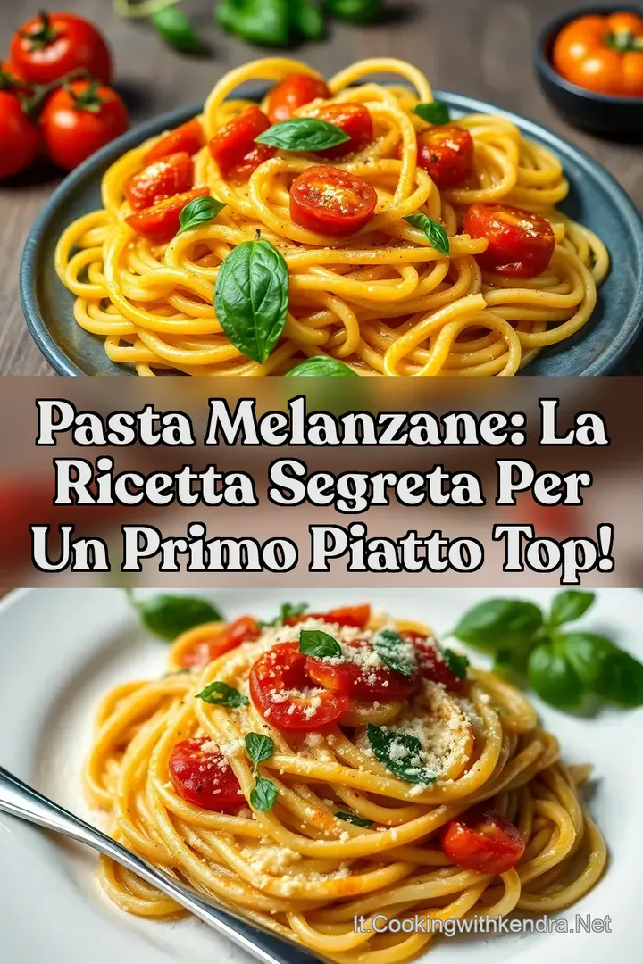 Pasta Melanzane: La Ricetta Segreta per un Primo Piatto Top!