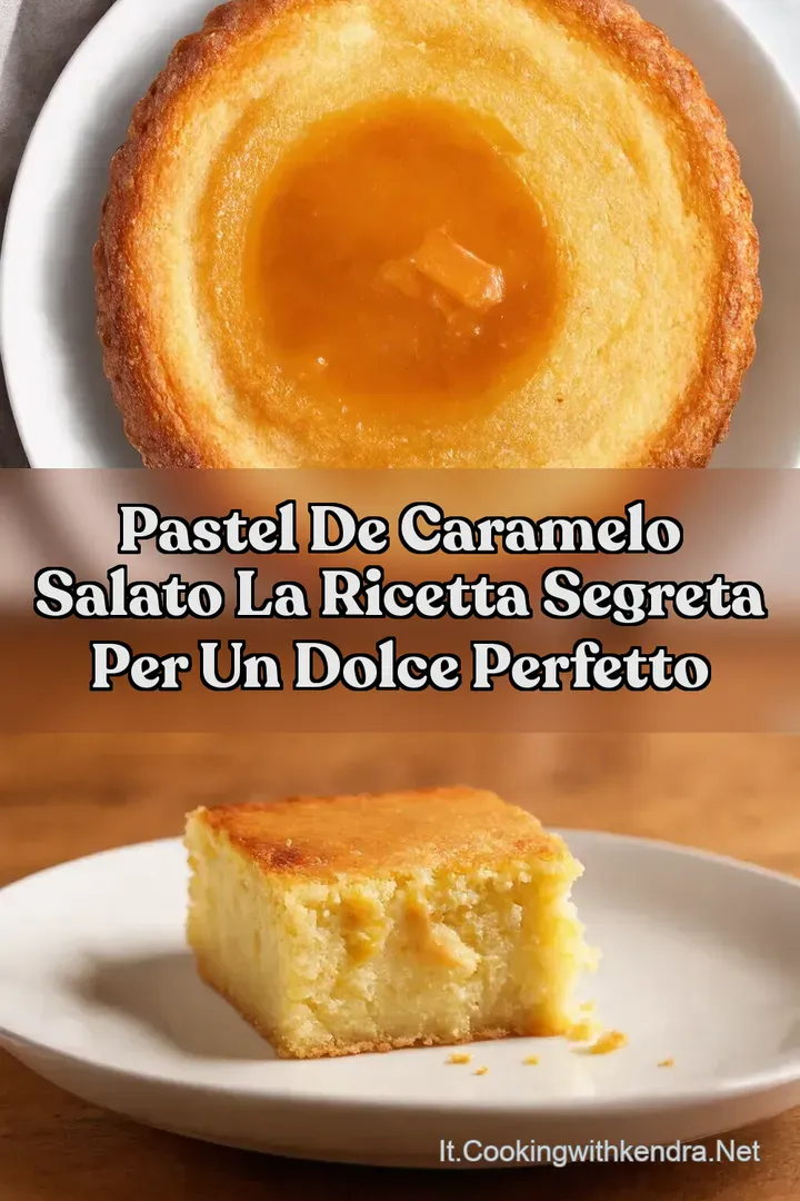 Pastel de Caramelo Salato La ricetta segreta per un dolce perfetto