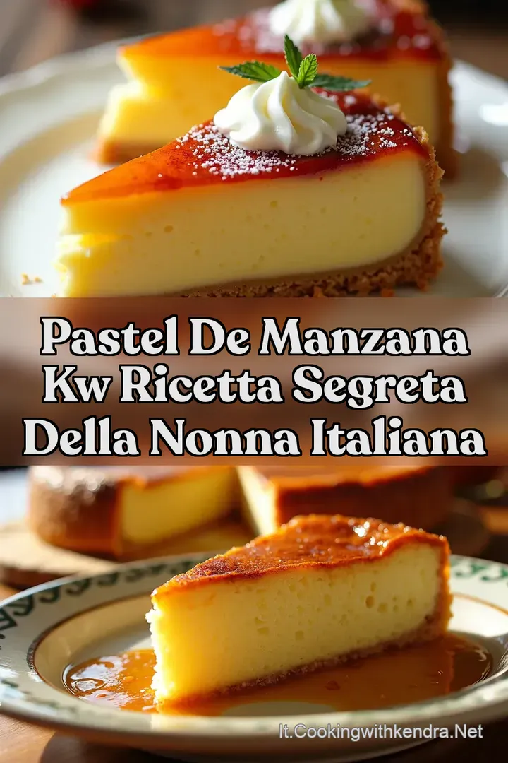 Pastel de Manzana kw Ricetta Segreta Della Nonna Italiana