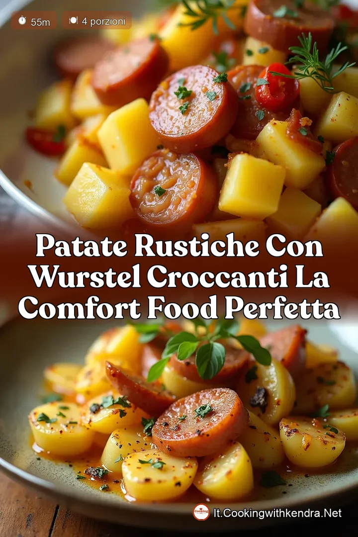 Patate Rustiche con Wurstel Croccanti La Comfort Food Perfetta