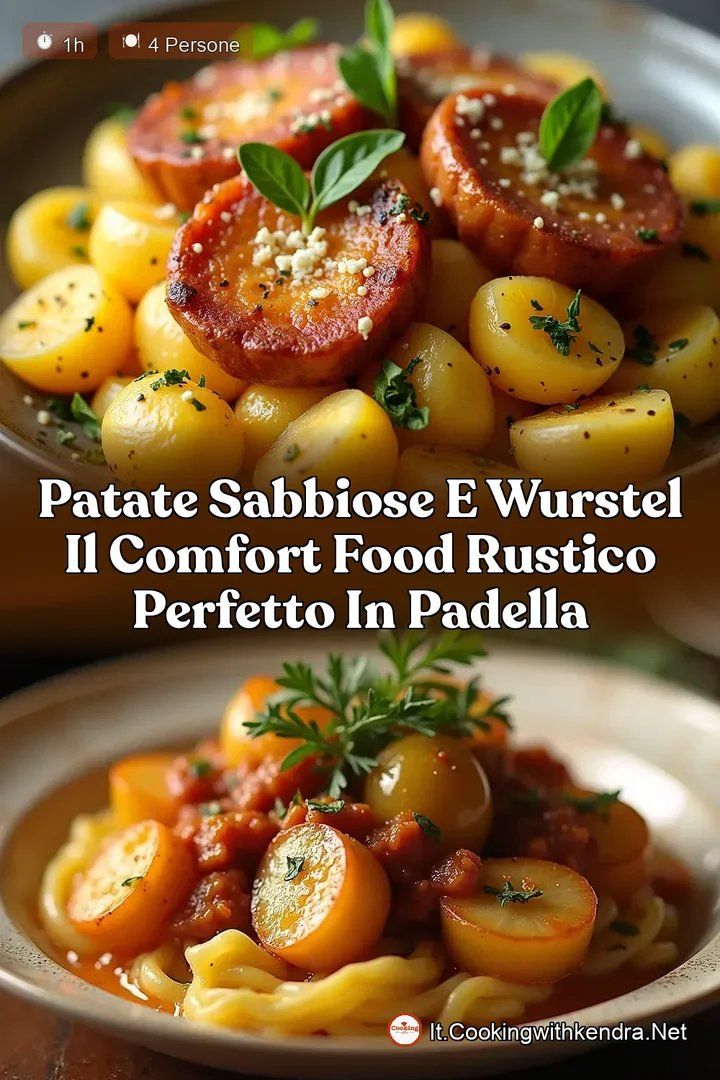 Patate Sabbiose e Wurstel Il Comfort Food Rustico Perfetto in Padella