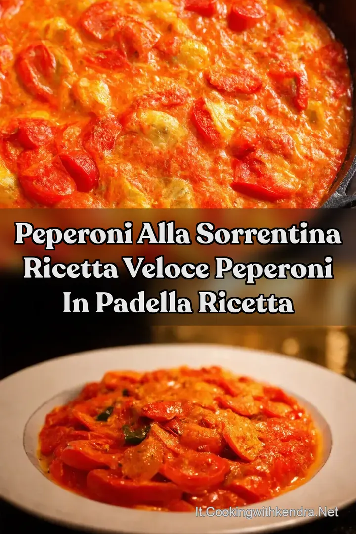 Peperoni alla Sorrentina Ricetta Veloce Peperoni in padella ricetta
