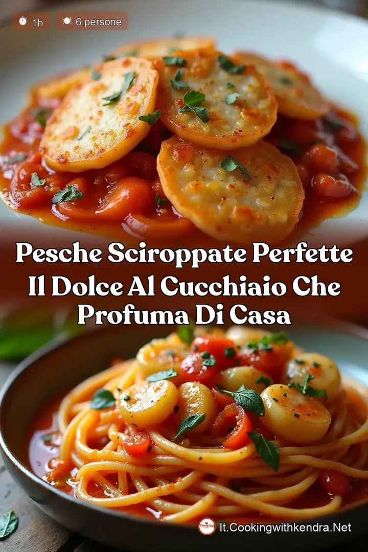 Pesche Sciroppate Perfette Il Dolce al Cucchiaio che Profuma di Casa