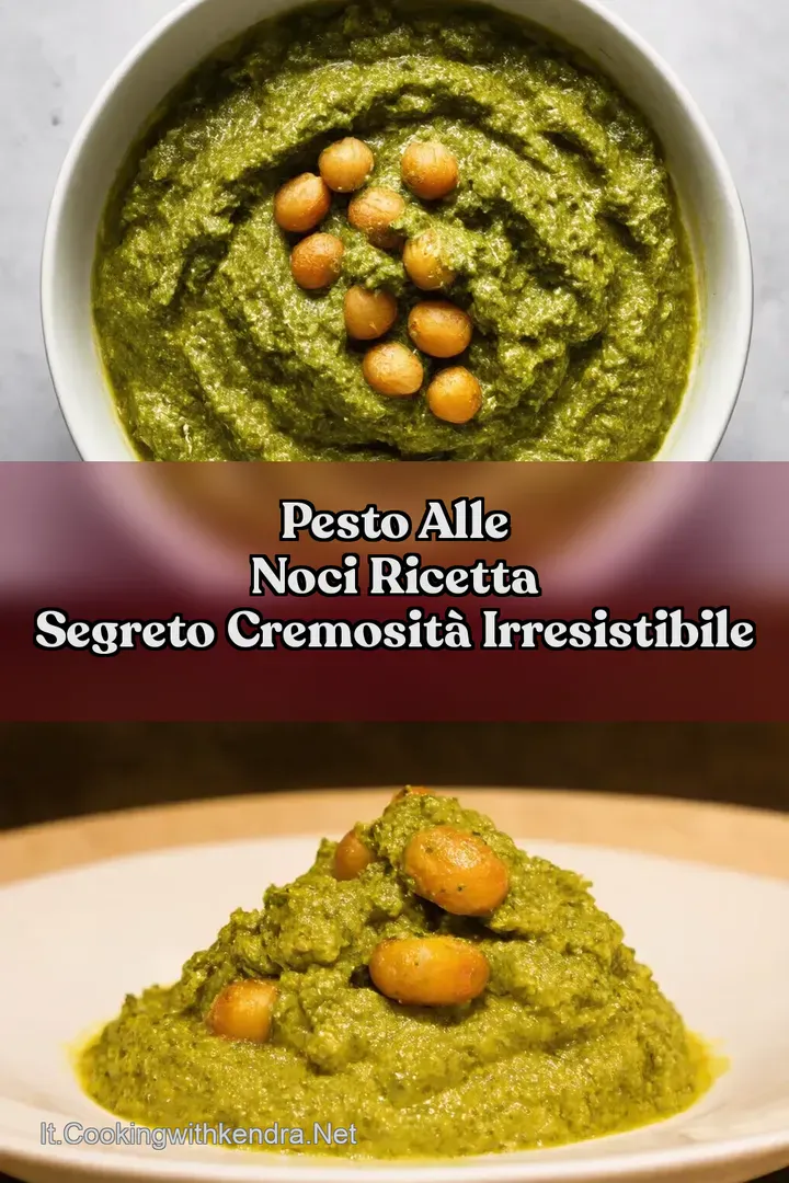 Pesto alle Noci Ricetta Segreto Cremosit&agrave; Irresistibile
