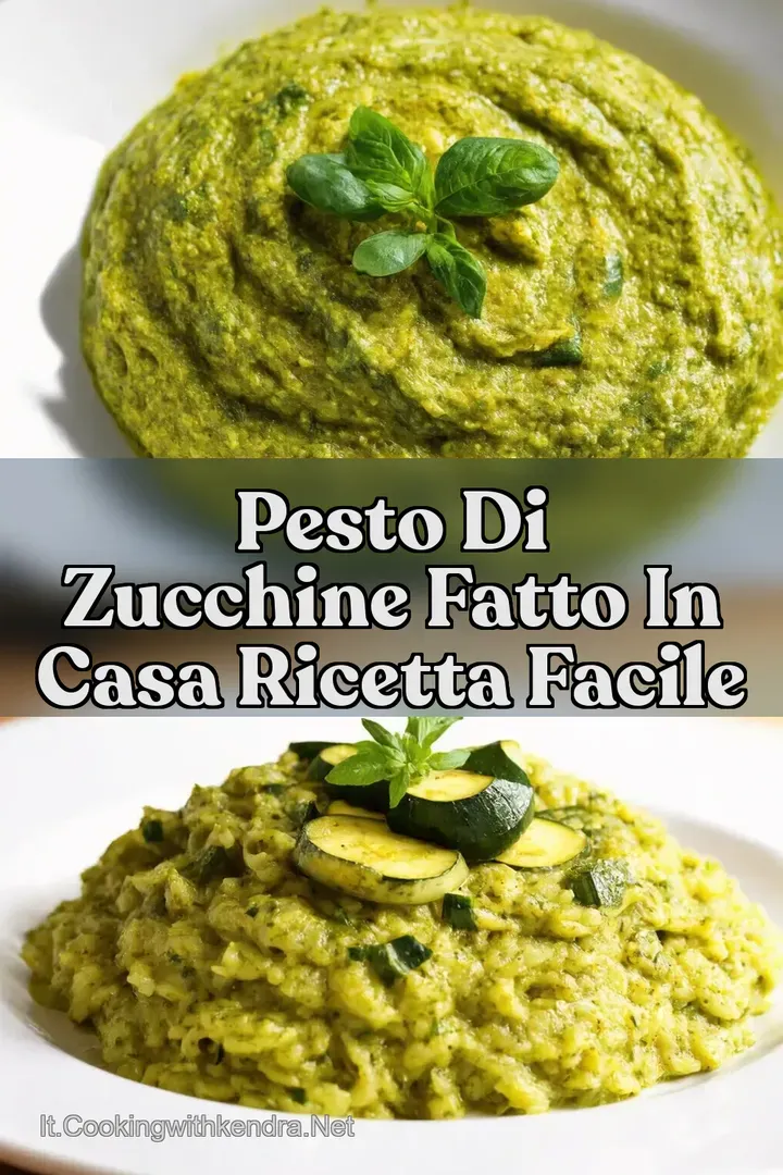 Pesto di Zucchine Fatto in Casa Ricetta Facile