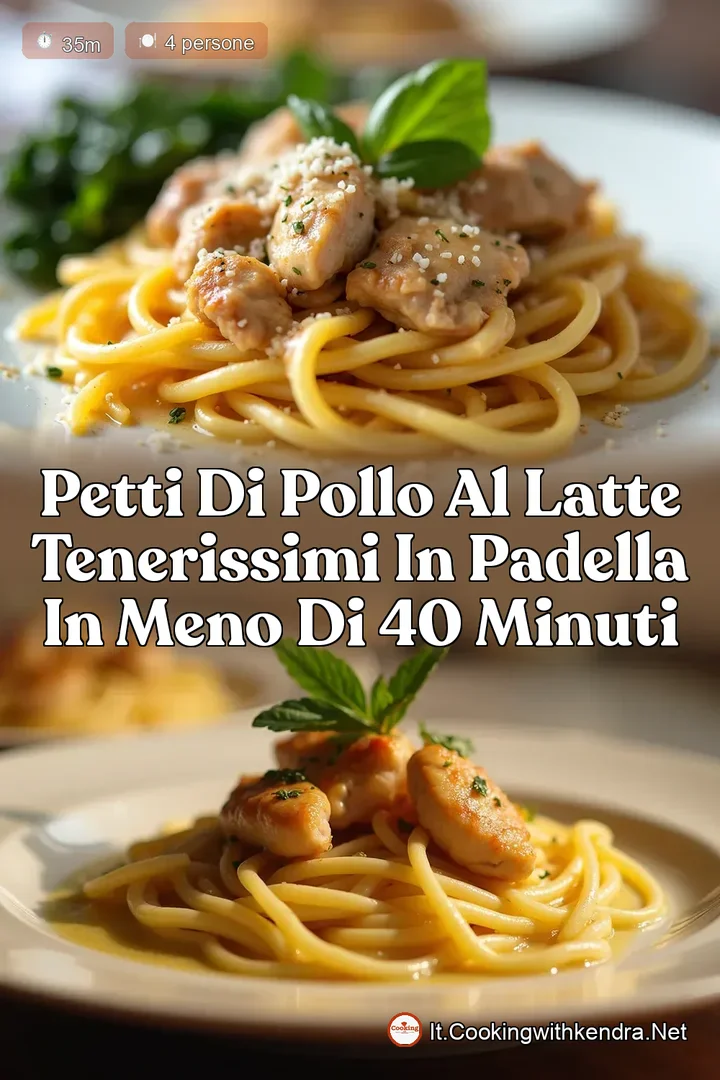 Petti di Pollo al Latte Tenerissimi in Padella in Meno di 40 Minuti