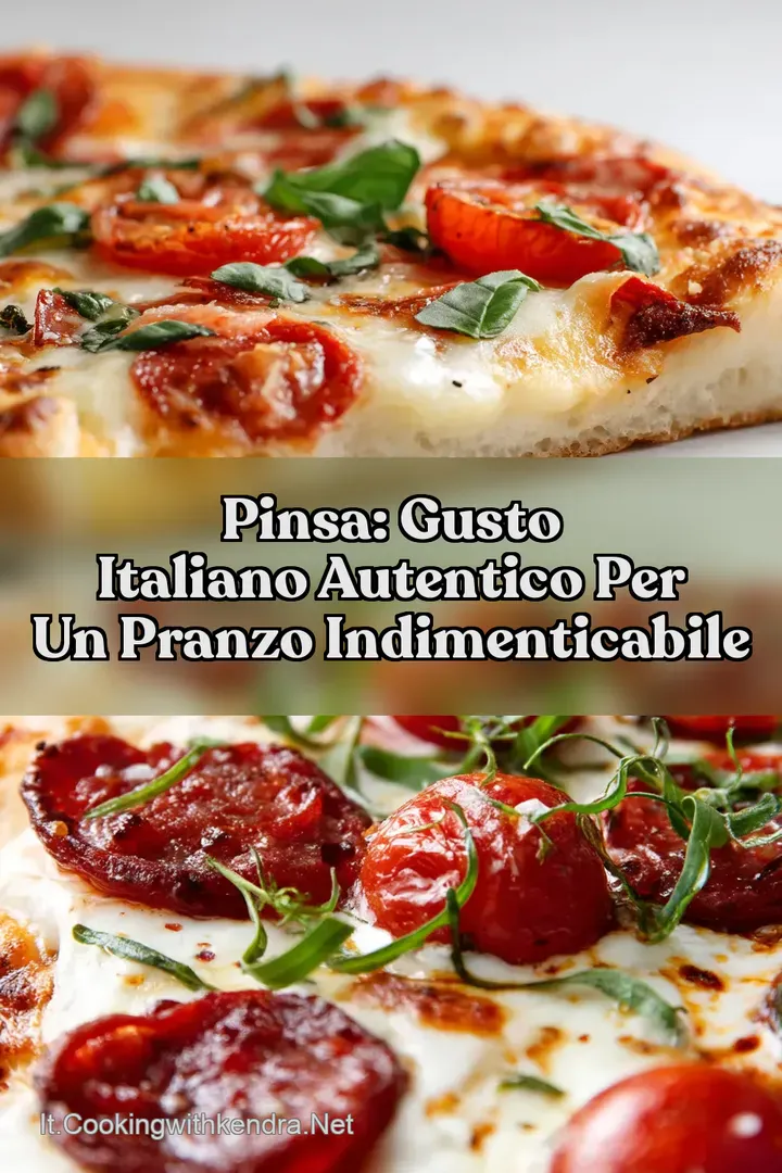 Pinsa: Gusto Italiano Autentico Per Un Pranzo Indimenticabile