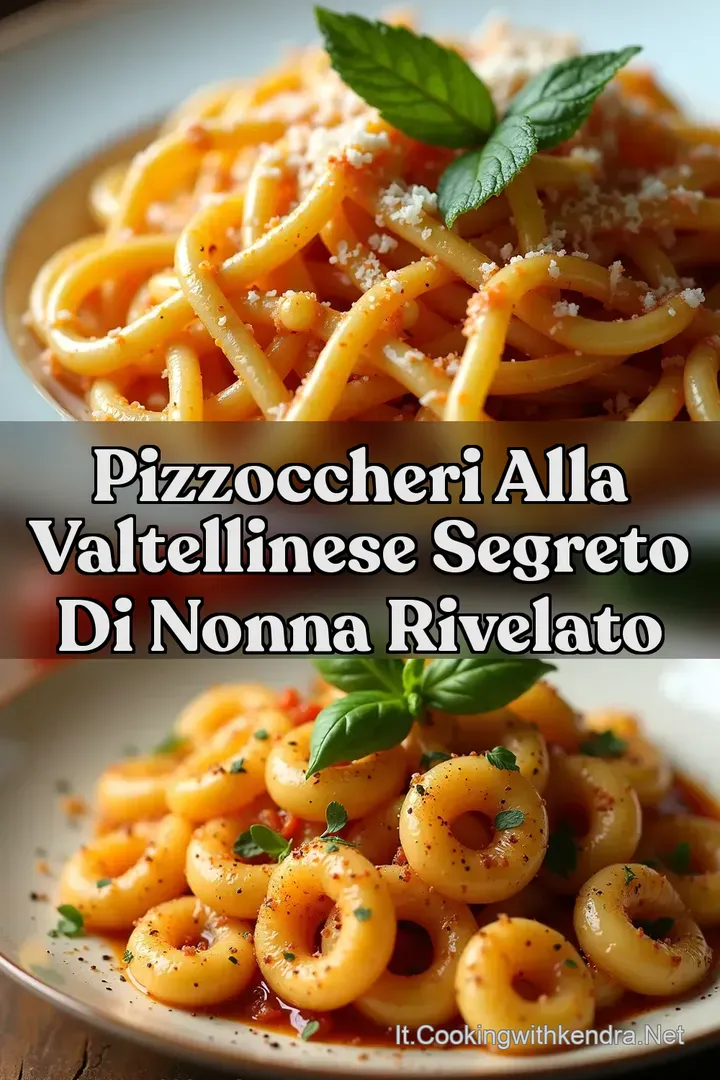 Pizzoccheri alla Valtellinese Segreto di Nonna Rivelato