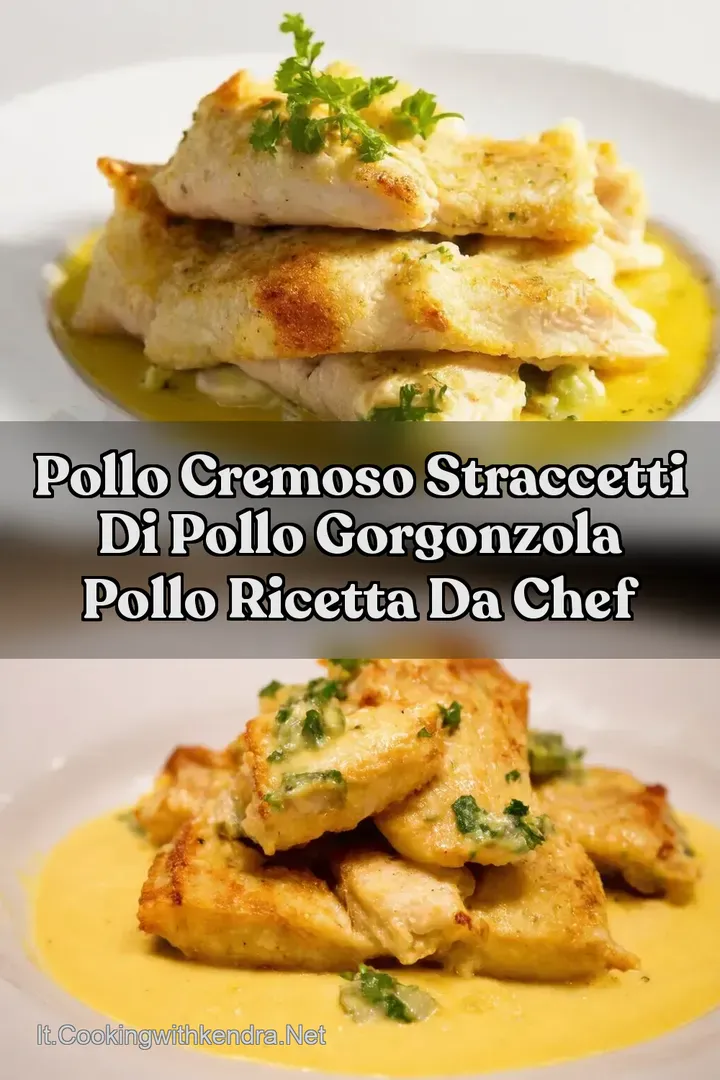 Pollo Cremoso straccetti di pollo gorgonzola pollo Ricetta da Chef