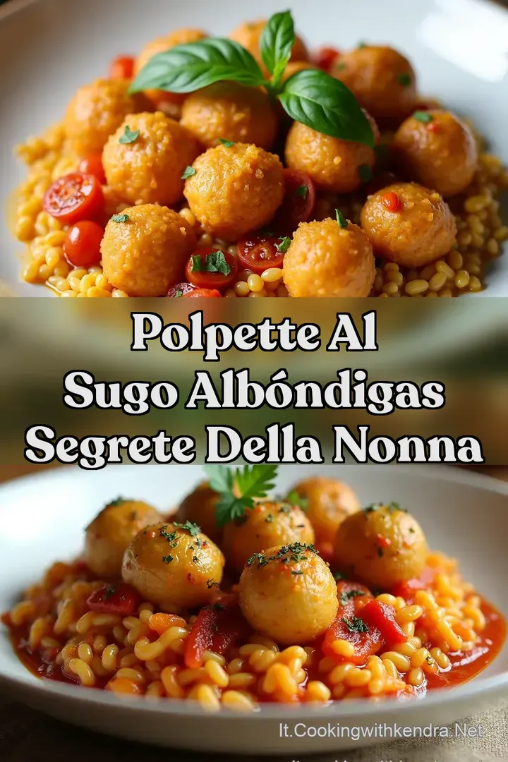 Polpette al Sugo Alb&oacute;ndigas segrete della Nonna