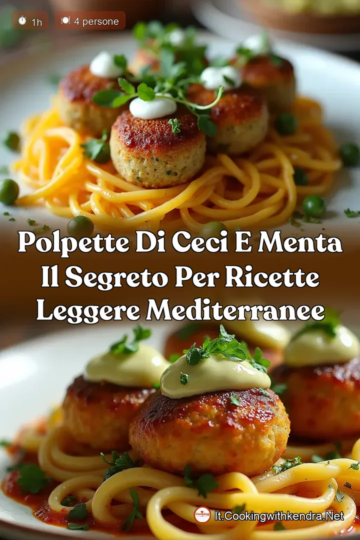 Polpette di Ceci e Menta Il Segreto per Ricette Leggere Mediterranee