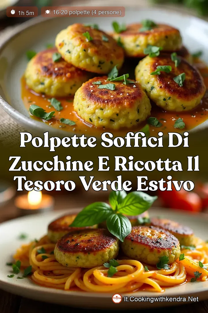 Polpette Soffici di Zucchine e Ricotta Il Tesoro Verde Estivo