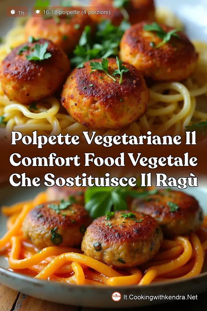 Polpette Vegetariane Il Comfort Food Vegetale Che Sostituisce il Rag&ugrave;