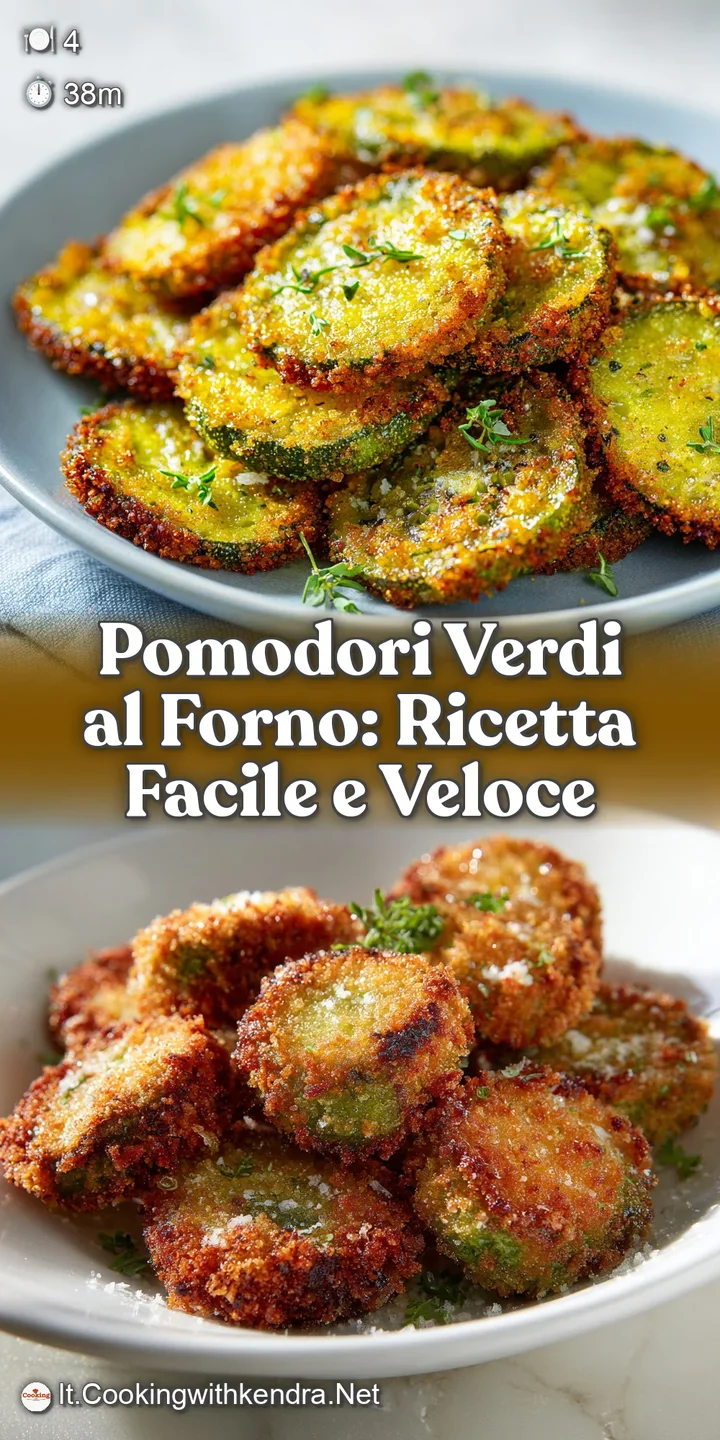 Close-up of a blistered, juicy green tomato with toasted breadcrumbs, showcasing the savory and slightly tangy flavors of ...