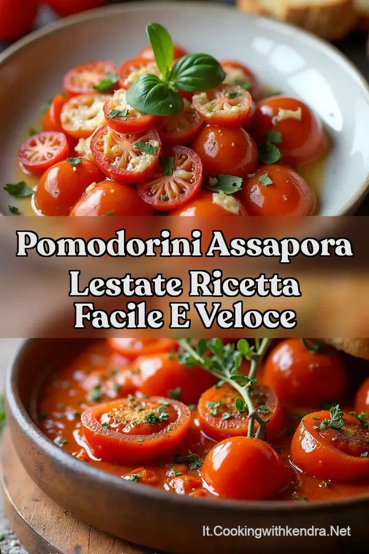 Pomodorini Assapora lEstate Ricetta Facile e Veloce