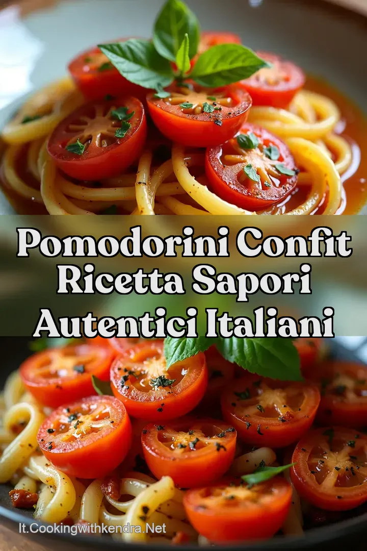 Pomodorini Confit Ricetta Sapori Autentici Italiani